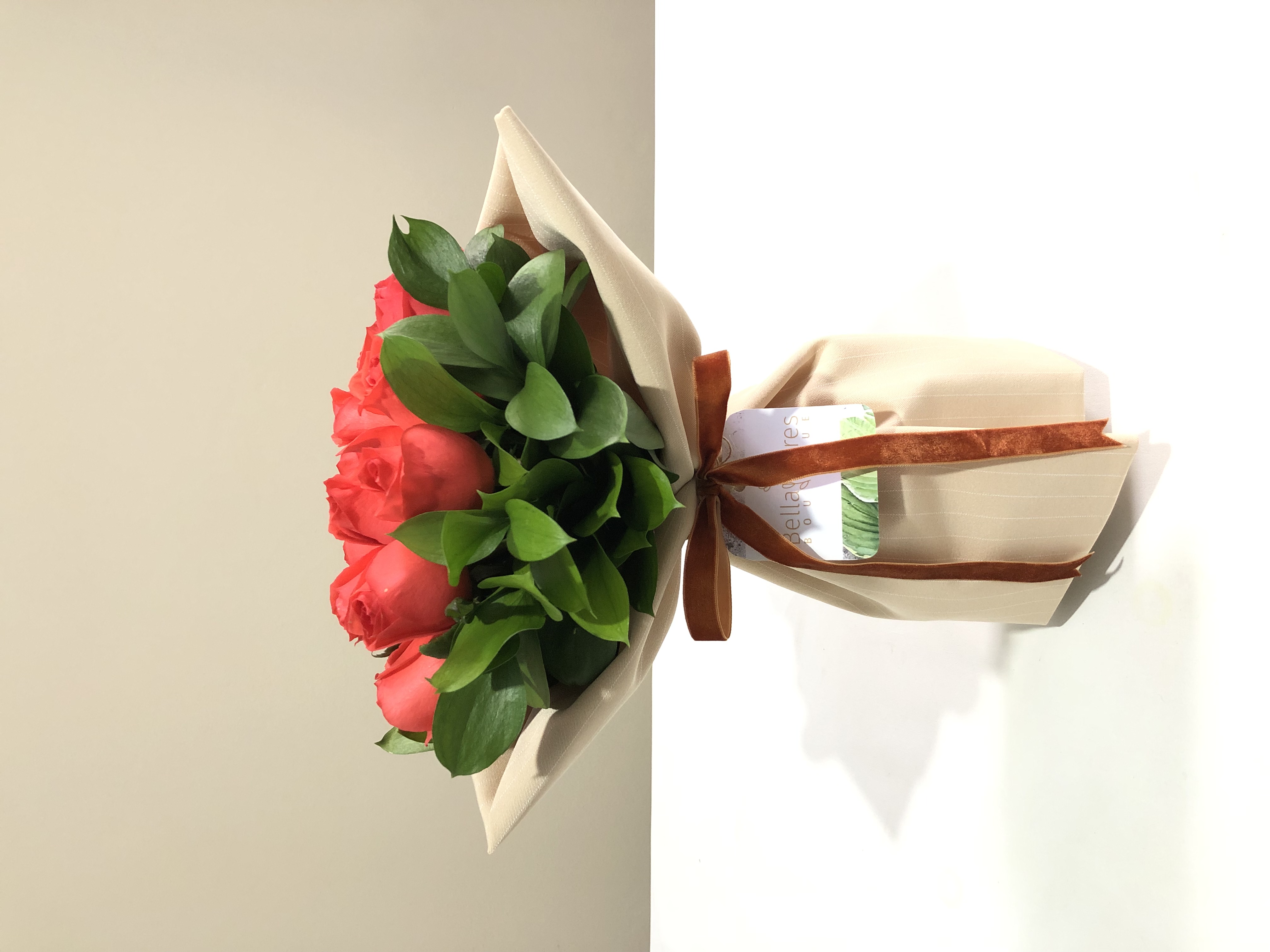 Pyeto - Buquê de 10 Rosas Coral.